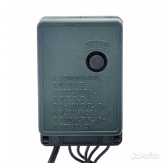 Гирлянда свд конус,10 метров,зелёный кабель