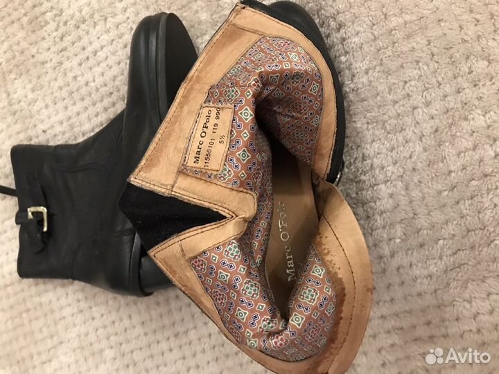 Полусапожки женские натуральная кожа 38 размер