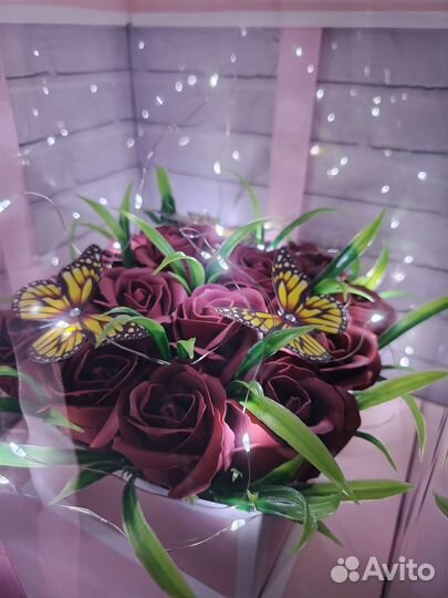 Букеты ручной работы из мыла