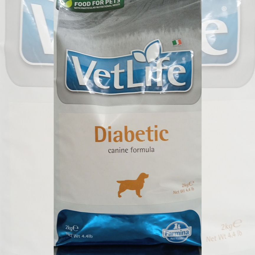 Корм для собак Farmina VetLife Diabetic 2 кг