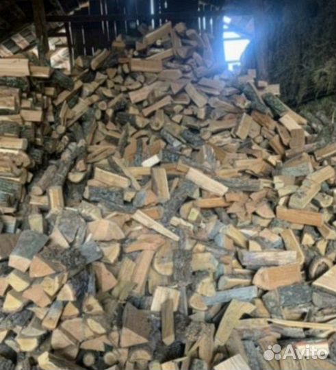 Дрова колотые дуб