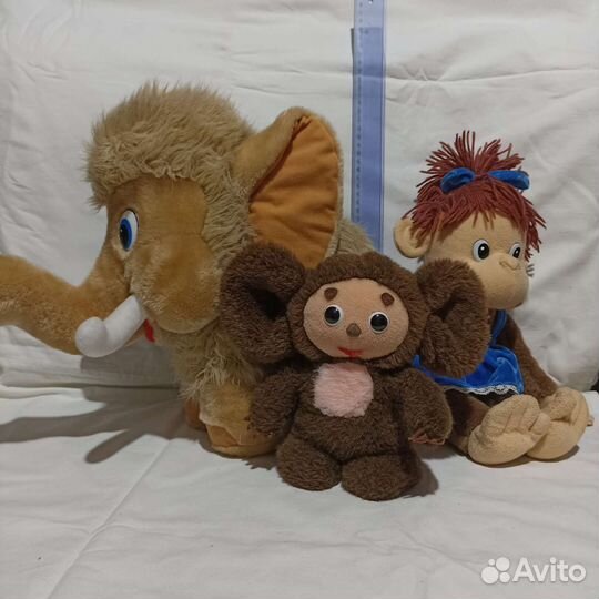 Мягкие игрушки из СССР, герои мультфильмов