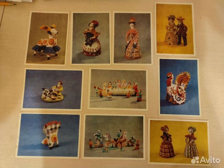 Набор открыток Дымковская игрушка