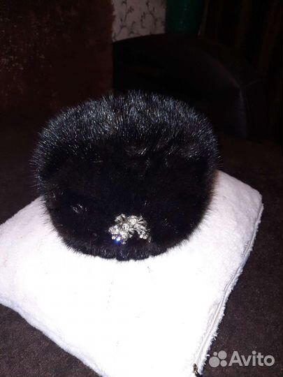 Шапка норка легкая. Современный пошив