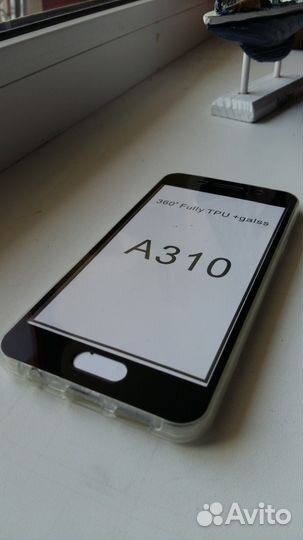 Накладка 360 (Full) к samsung A3 (2016) A310 black