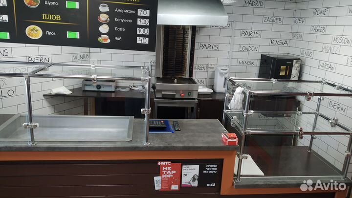 Кафе шаурма 50м² готовый бизнес аренда продажа