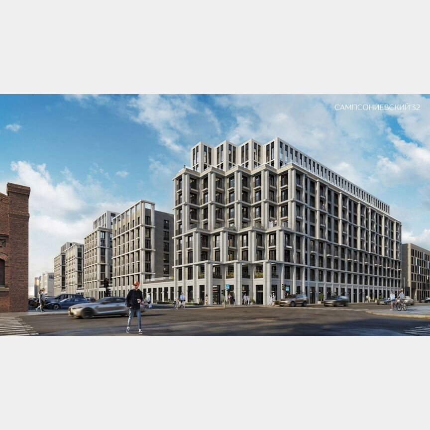 2-к. квартира, 61,1 м², 10/10 эт.