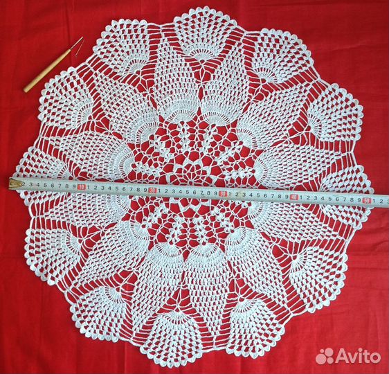 Салфетки, связанные крючком