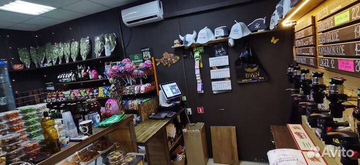 Магазин разливных напитков + цветочный отдел