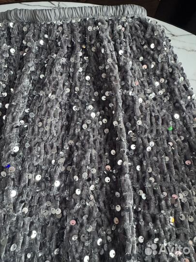 Новая праздничная юбка с пайетками
