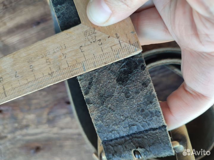 Ремень женский кожаный ручная работа