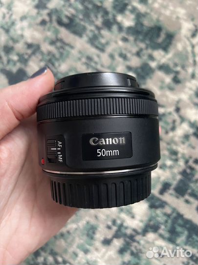 Объектив Canon EF 50mm 1 8 stm
