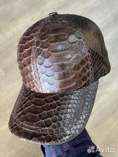 Кепки Питон Бейсболки из кожи Питона