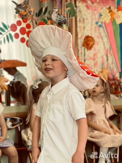 Шляпка мухомора костюм на праздник, утренник