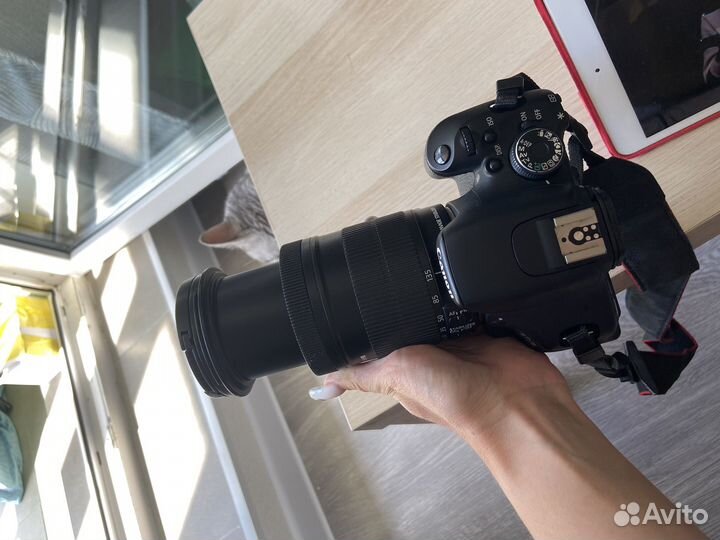 Фотоаппарат canon 600d 18 135
