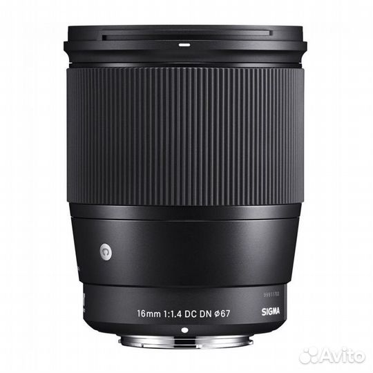 Объектив Sigma AF 16mm f/1.4 DC DN Cont MFT, Черны