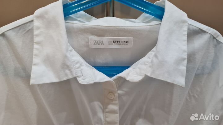 Блузка zara белая