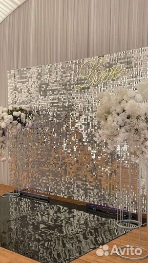 Панели декор с пайетками для фотозон