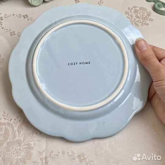 Тарелка в стиле Шебби