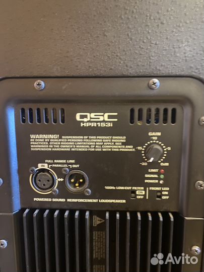 Акустика, колонки qsc hpr 153i