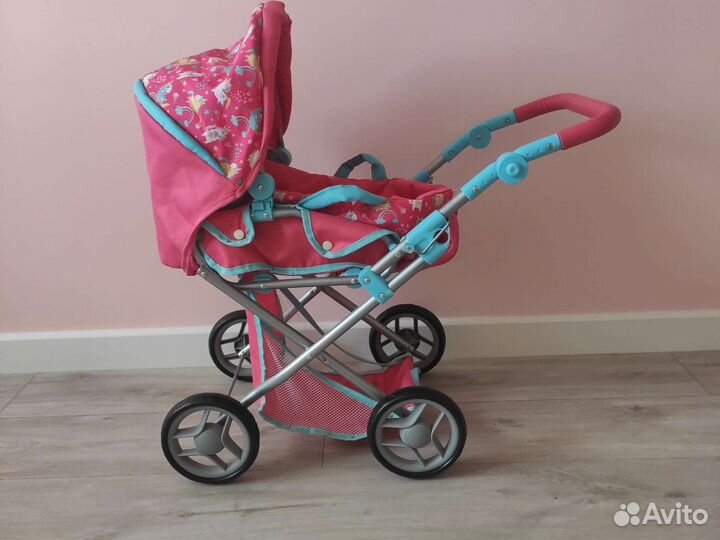 Коляска кукольная demi star 3 в 1