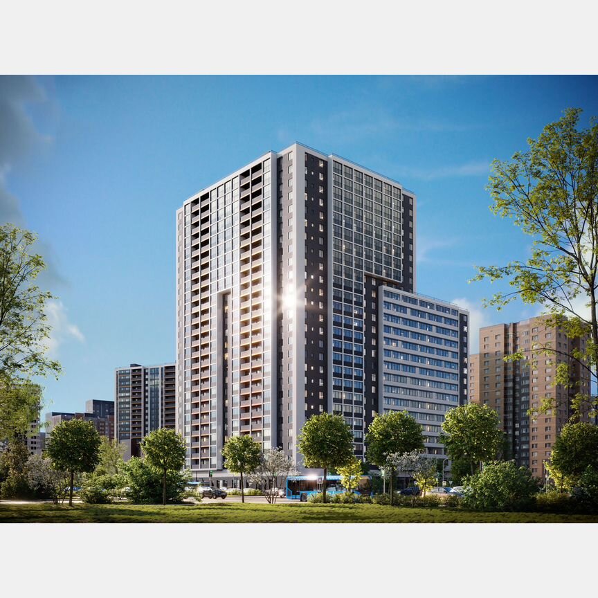 2-к. квартира, 48 м², 16/25 эт.