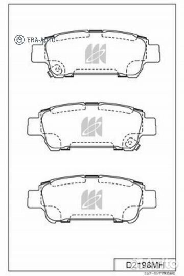 Kashiyama D2198MH Колодки торм