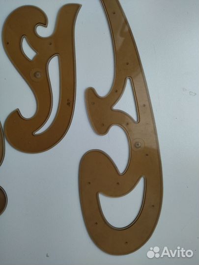 Чертежные инструменты, набор лекал одним лотом