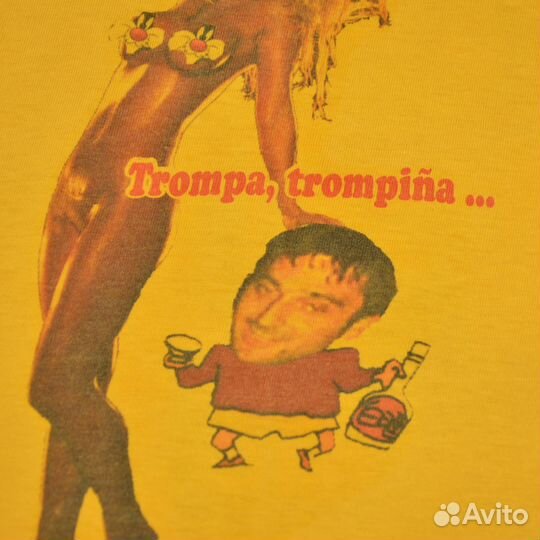 Винтажная футболка с забавным принтом
