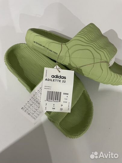 Adidas adilette 22 slides 6uk magic lime