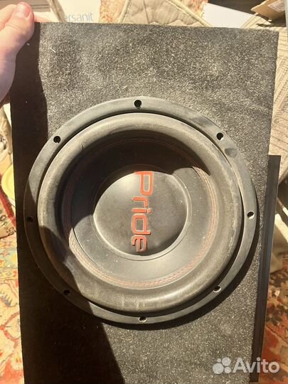 Сабвуфер с коробом и усилителем