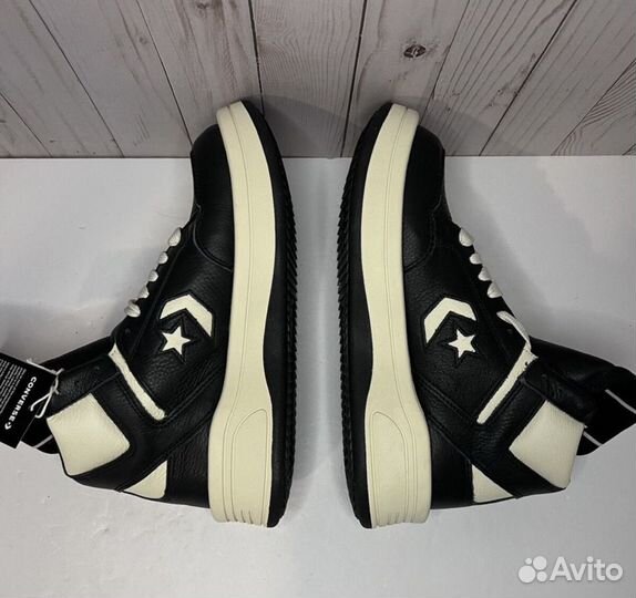 Кеды rick owens converse turbowpn на руках