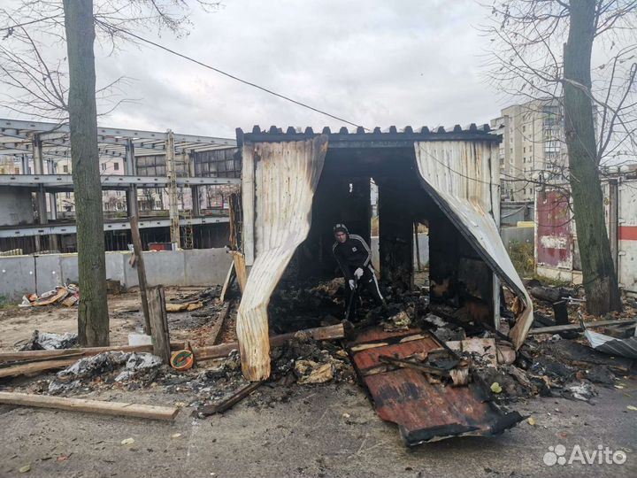 Полный демонтаж стен, полов