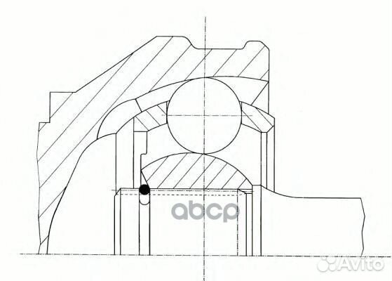 Шрус citron jumper c бортовой платформой/ходов