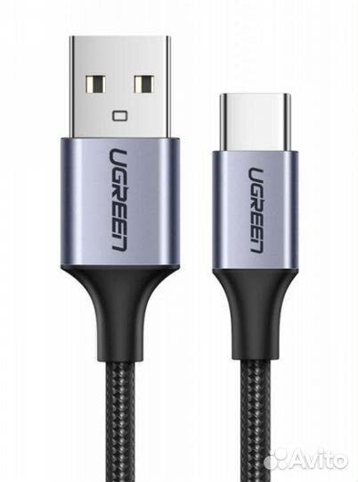 Кабель ugreen US288 1,5 m Black USB-A 2.0 to USB