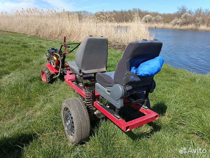 Прицеп для мотоблока самодельный пассажирский