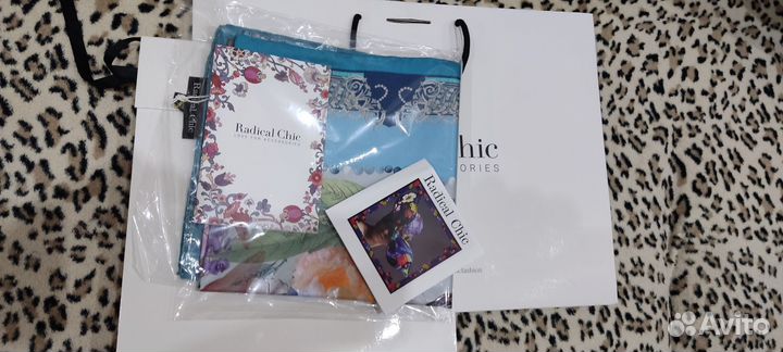 Шелковый платок италия Radical Chic