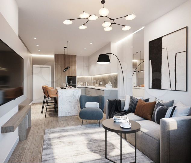 3-к. квартира, 61,1 м², 6/6 эт.