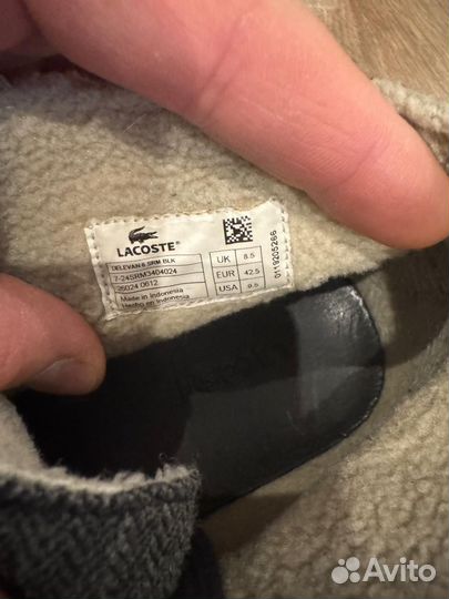 Ботинки lacoste