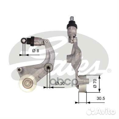 Натяжитель ремня поликлинового T39110 Gates