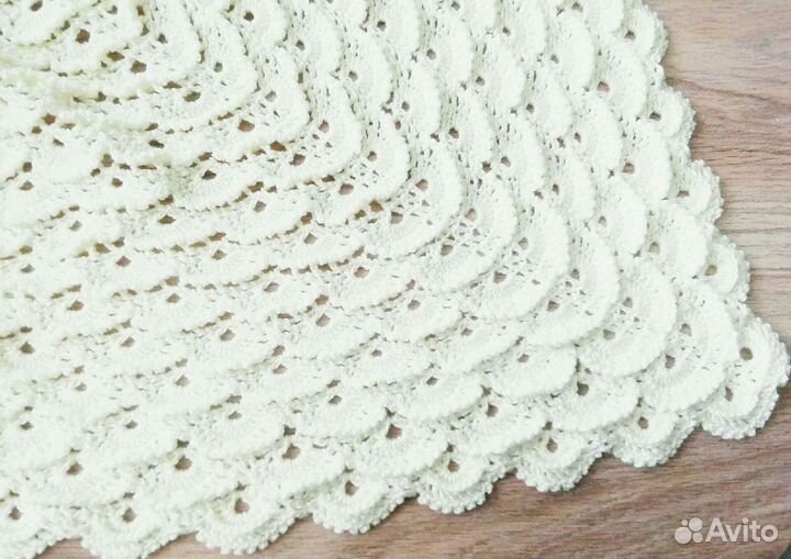 Плед детский на выписку летний вязаный