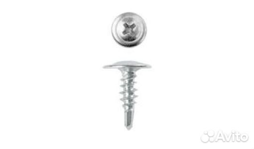 Саморез 4,2х13 металл-металл с прессшайбой, цинк