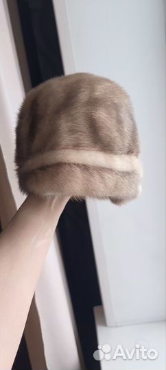 Шапка норковая женская