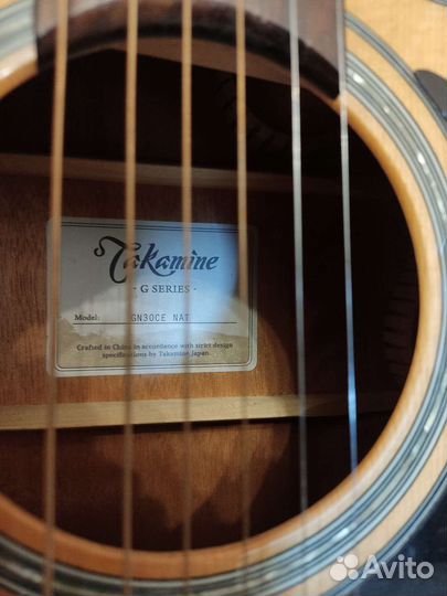 Электроакустическая гитара Takamine GN30CE-NAT