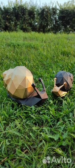 Фотореквизит Улитки - паперкрафт