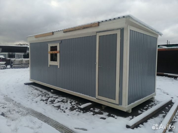 Бытовка 6х2,3м утепленная на участок