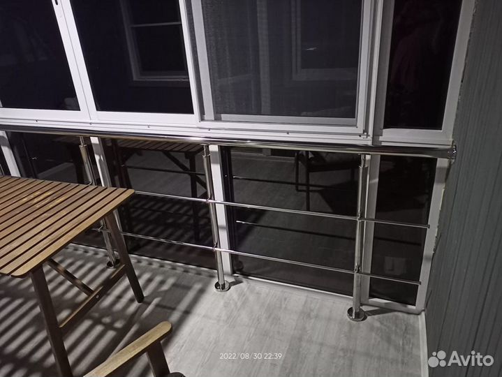 Ограждение для балкона на 2 ригеля