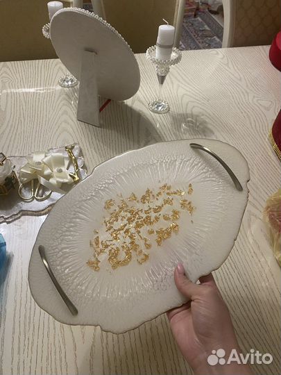 Поднос из эпоксидной смолы