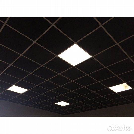 Черный Армстронг подвесной потолок