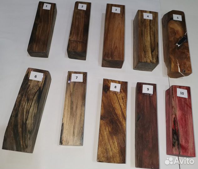 Бруски, заготовки для рукоятей ножей